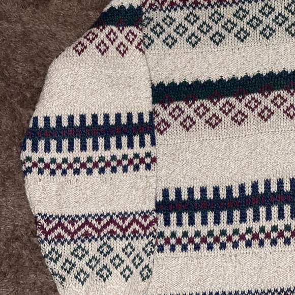 Vintage Sweater Cambridge Classics Mervyns. 100% Cotton. Size L. Made in USA. - Picture 3 of 6